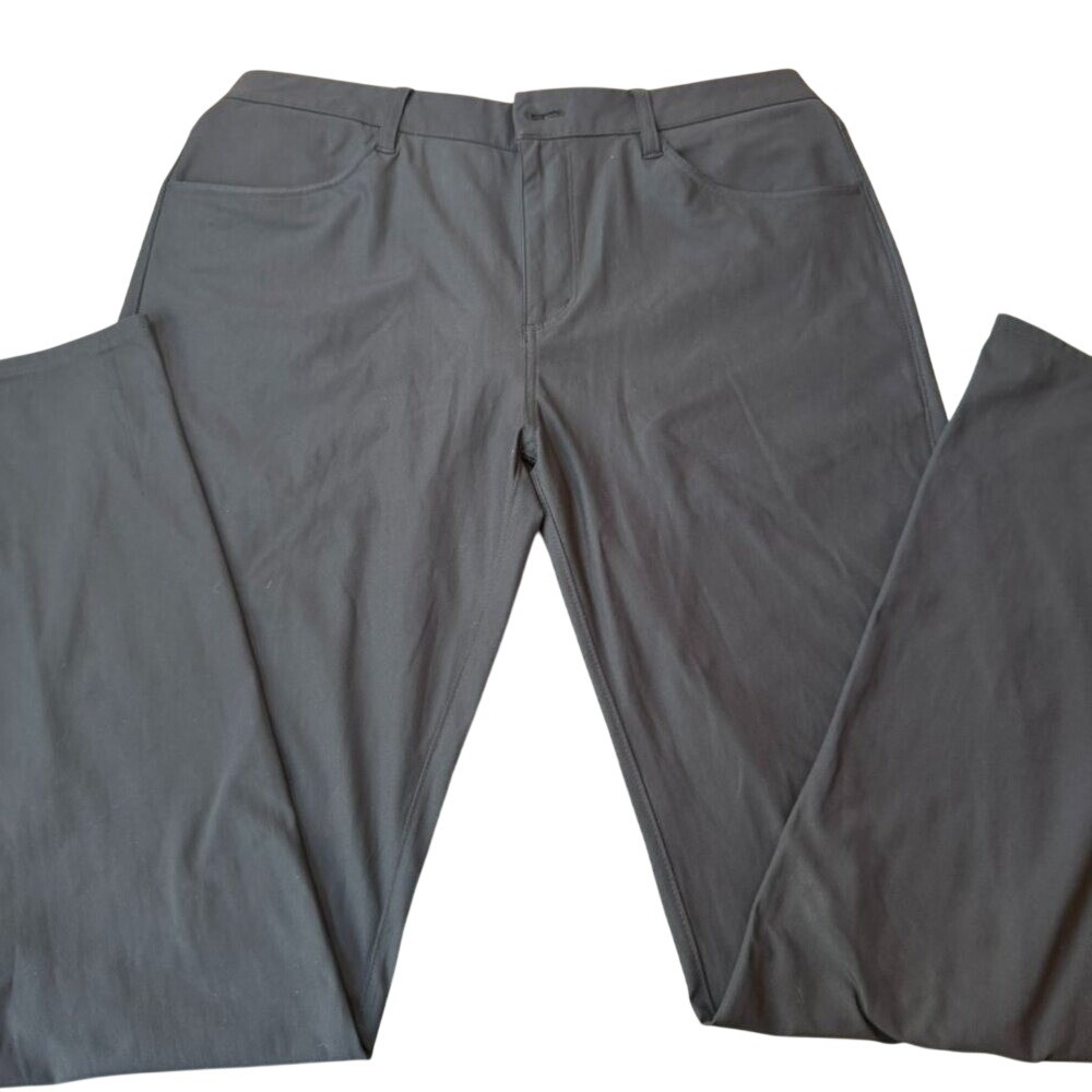 Vuori Meta Pants Black Chino Performance Golf 5 Pocket Size 33 Running Travel